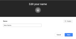 enter new youtube channel name