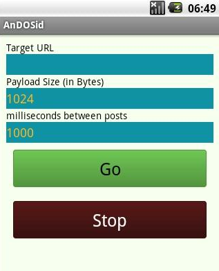 AnDOSid hacking tool for android