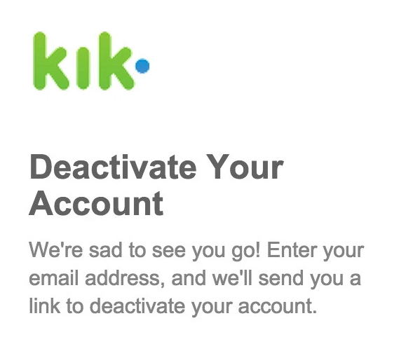 how to delete your kik account permanently geeks gyaan