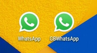 The one whose name is the WhatsApp GB is your second WhatsApp number/accoun...