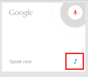 google now song search