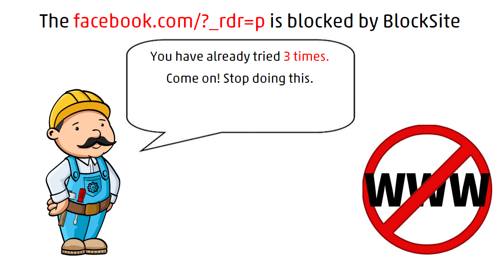 website blocked message