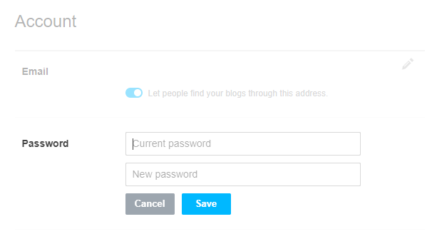 change tumblr password