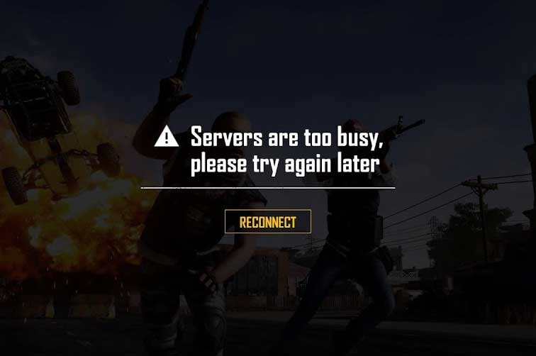 Servers are too busy, Please try again later