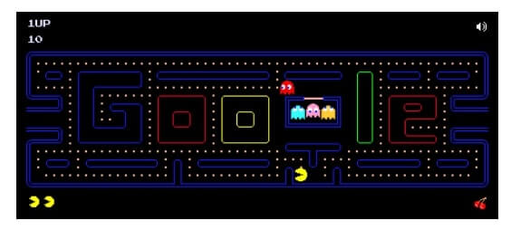 Google Doodles’ Pac Man