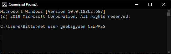 net user