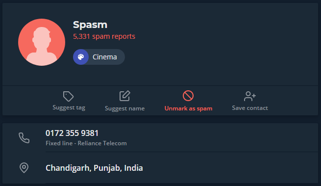 Suggest Name in truecaller