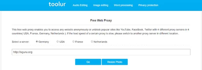 Free Proxy Sites for Work5