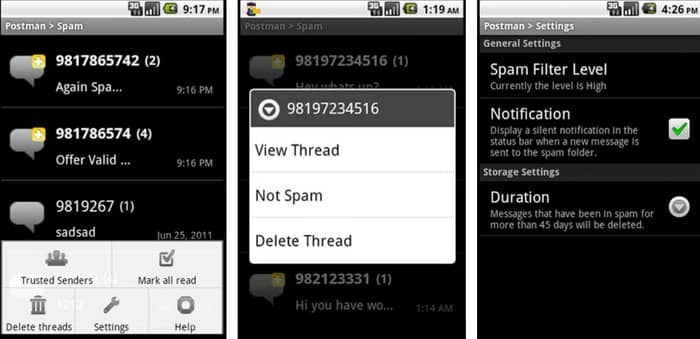 SMS Blocking App for Android