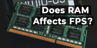 Does RAM affect the FPS in games
