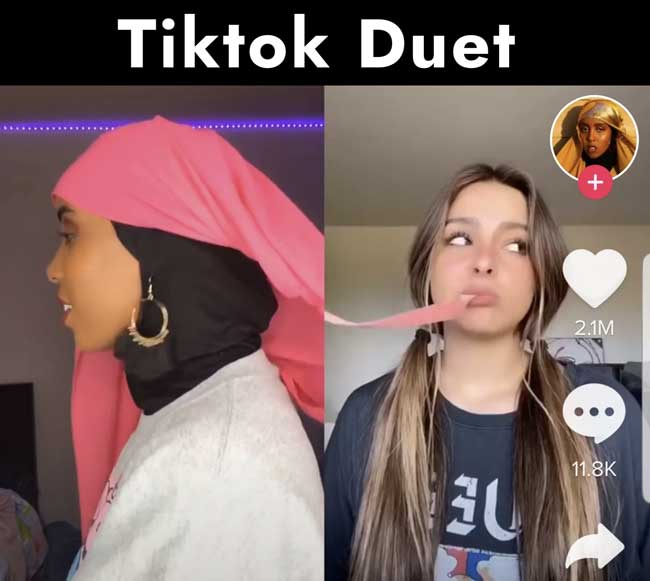 Duets on TikTok