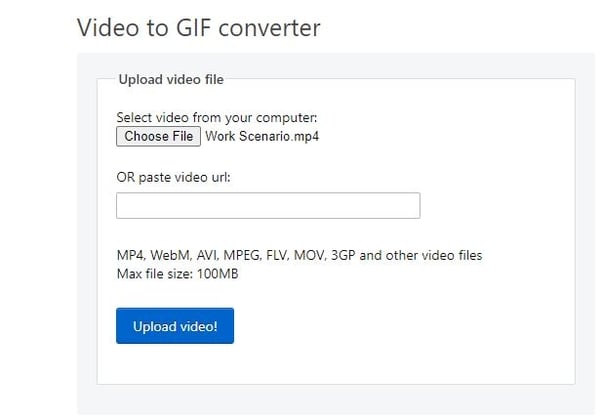 video to gif convert tnH2O
