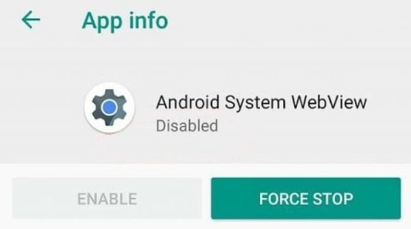 android system webvi fRwbr