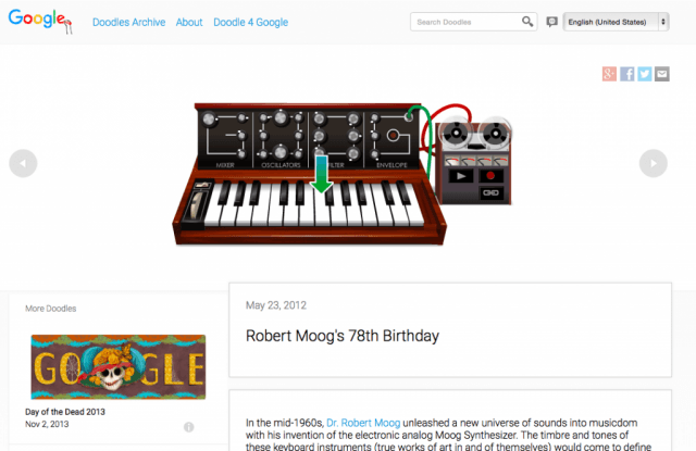 Google Search Im feeling playful Moog doodle 640x415 1