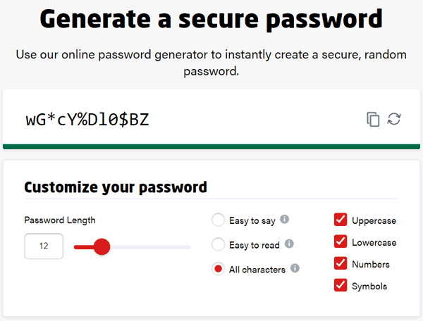 LastPass password generator online LastPass password generator online