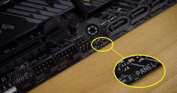 Finding Out Front Panel Connectors by Looking at the Motherboard
