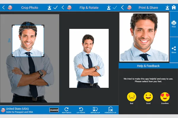 Apps Generate Perfect Passport Size Photos