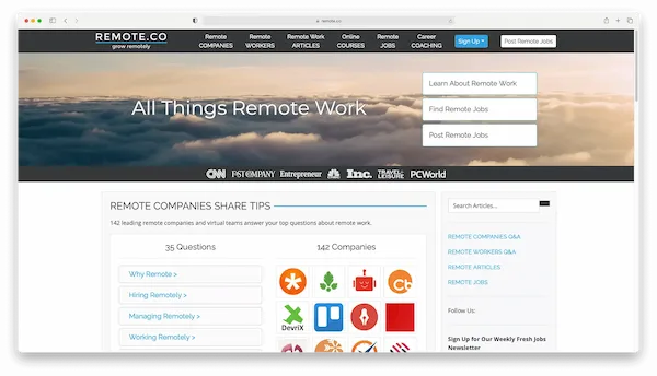 Websites That Offer Remote Jobs Paying ($$$)