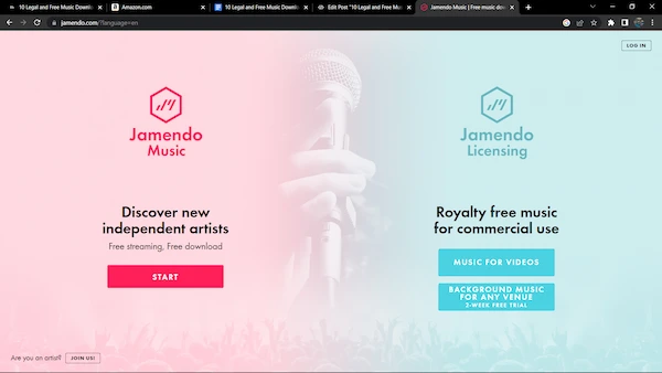 Legal Free Music Download Sites