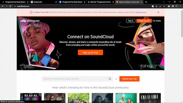 Legal Free Music Download Sites