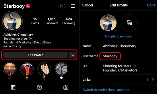 Ways Copy Share Instagram Profile Link