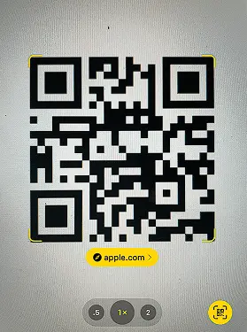 Scan Codes Using Google Chrome iPhone?