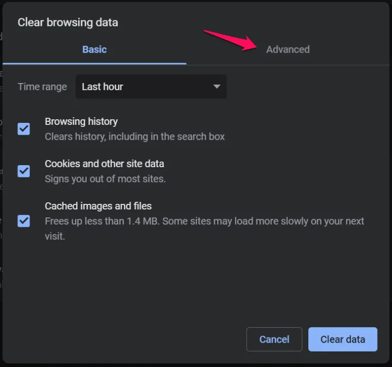 Clear Browser Saved Form Data in Chrome 5 768x720 1