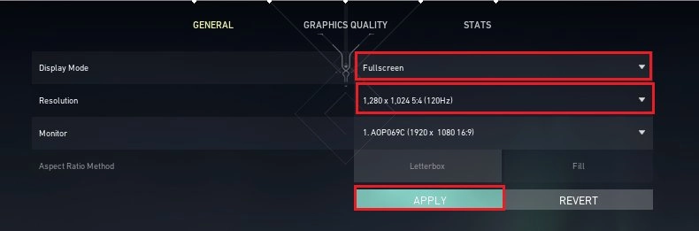 Play Valorant Stretched Resolution?