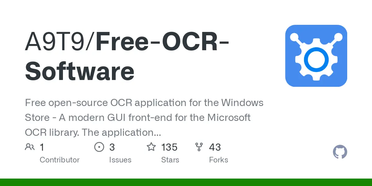 Free OCR Software