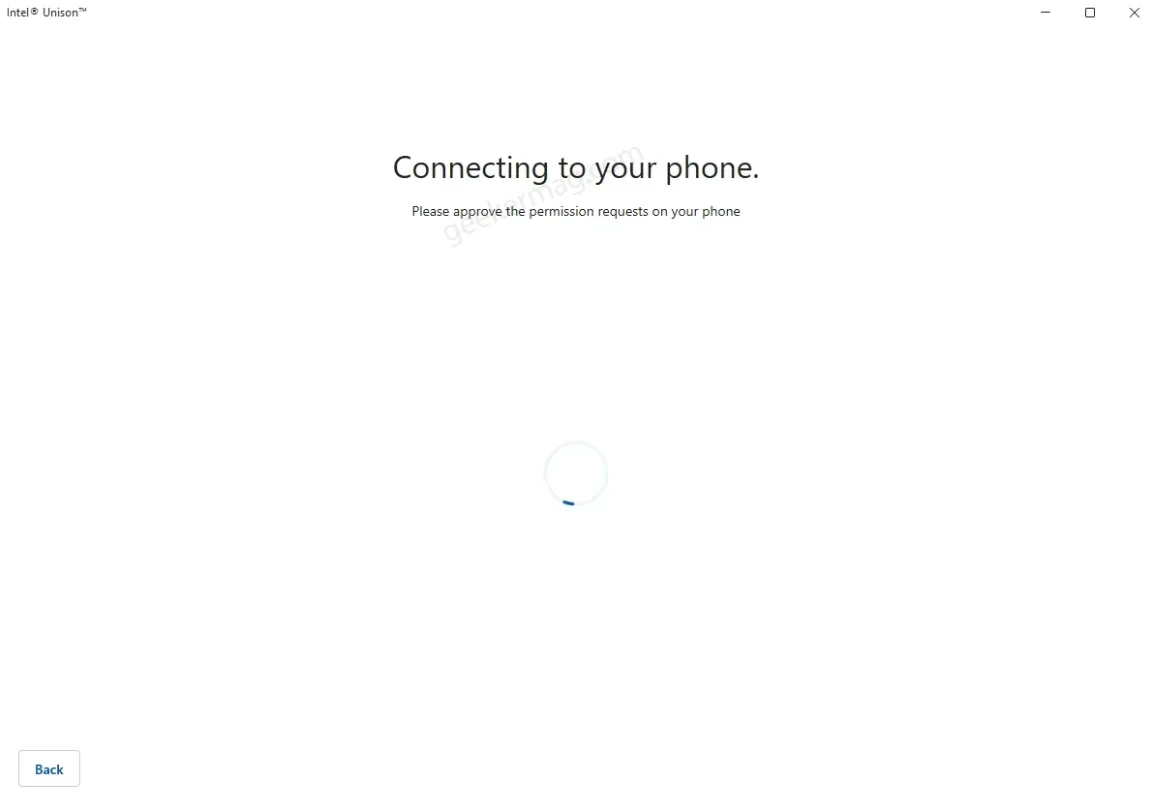 [Solved] Intel Unison Stuck in ‘Connecting to Phone’ in Windows 11 PC